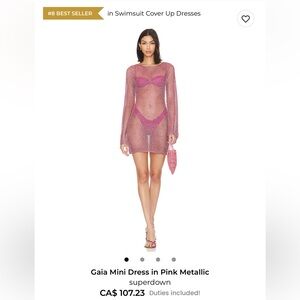 NWOT Superdown Gaia Mini Dress